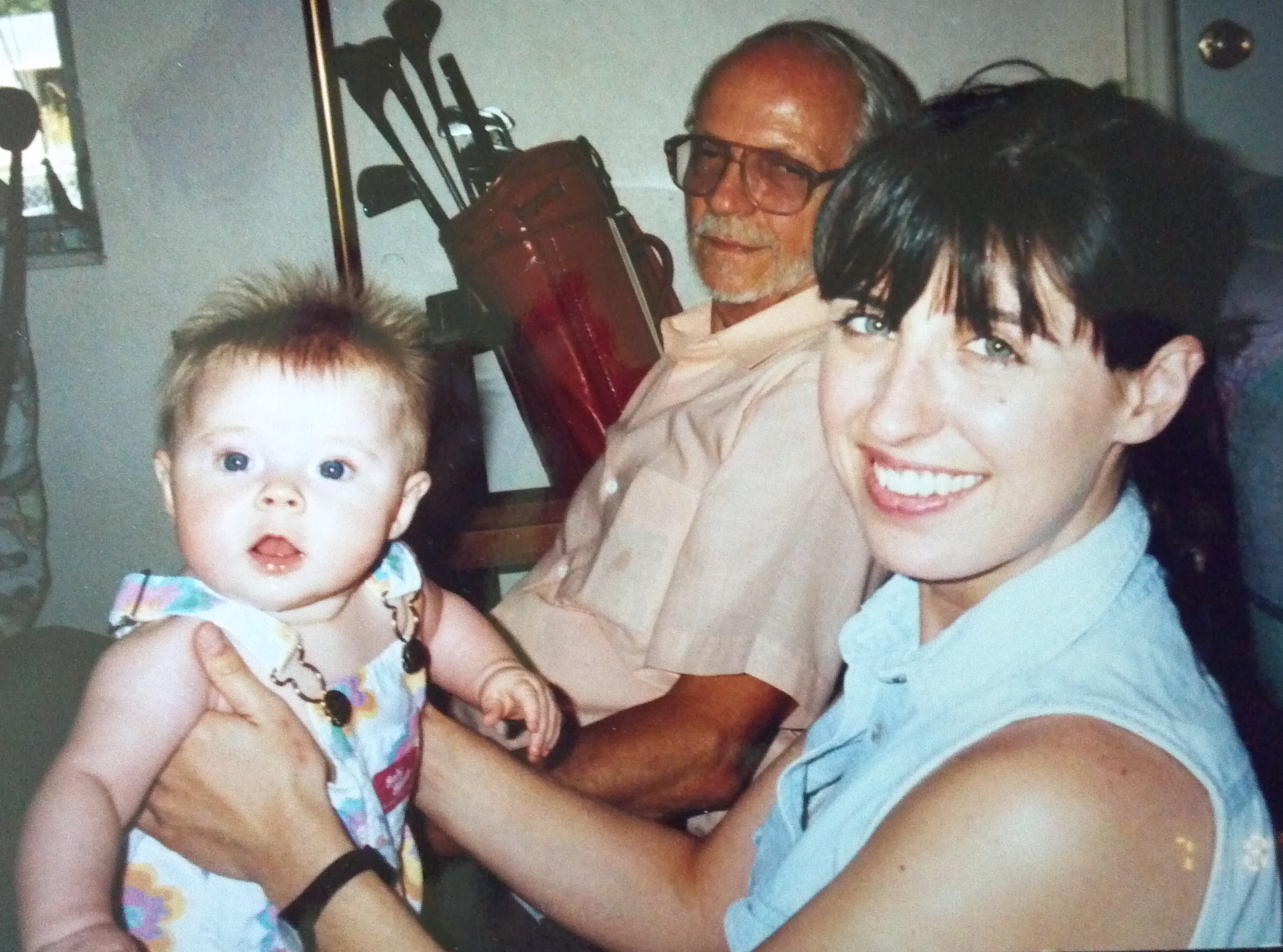 My Bapa and my baby girl, always sending smiles and love